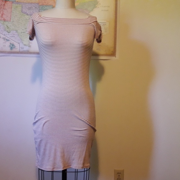 one clothing Dresses & Skirts - Fitted off the shoulder knit dress one clothing Dresses & Skirts - Fitted off the shoulder knit dress